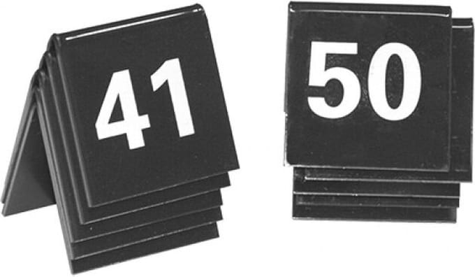 Tafelnummer Set (41T/M50) 880114