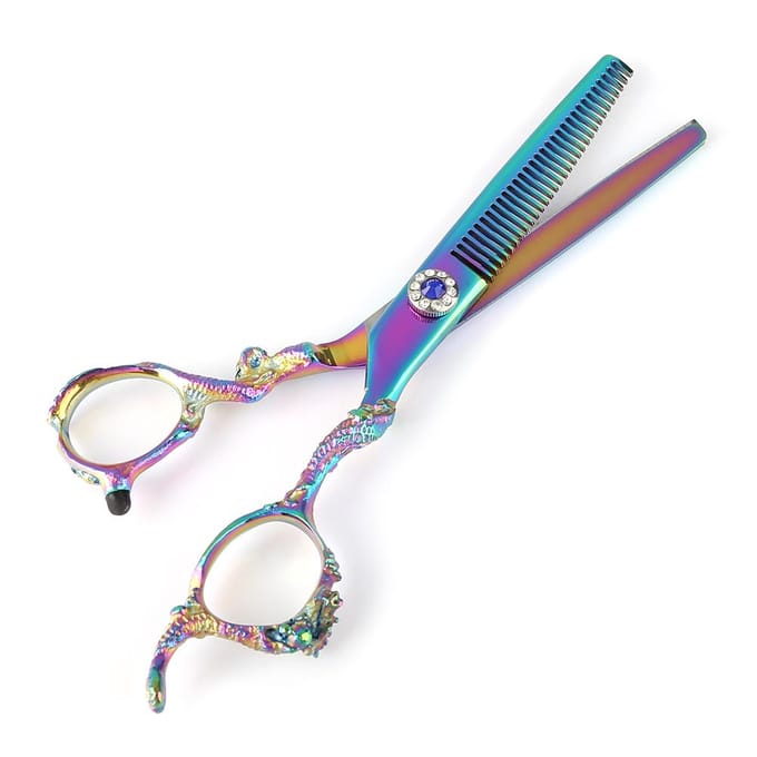 Professionele Kapschaar Uitdunschaar Salon Kapper Kappersschaar #04 tooth scissors zilver