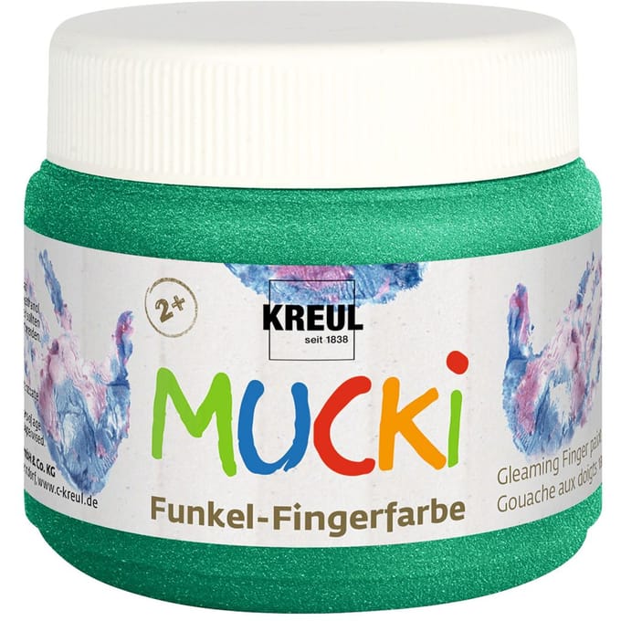 MUCKI Sparkle-Vingerverf - Smaragdgroen