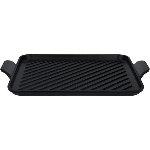 SILVERCREST Gietijzeren grillplaat of pizzaplaat (Grillplaat/zwart)