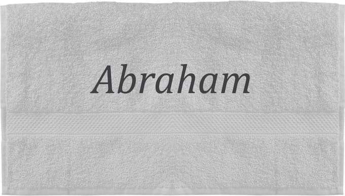 Handdoek - Abraham - 100x50cm - Wit