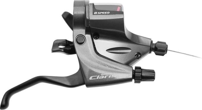 Shimano Claris ST-RS200 Schakel-/Remhendel Rechts 8-speed – Rapidfire Plus, 2,5-Vinger, Grijs