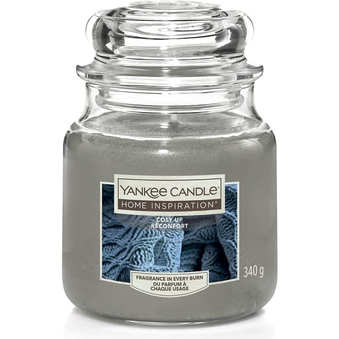 Yankee Candle Home Inspiration - Cosy Up Medium Geurkaars - 75 branduren