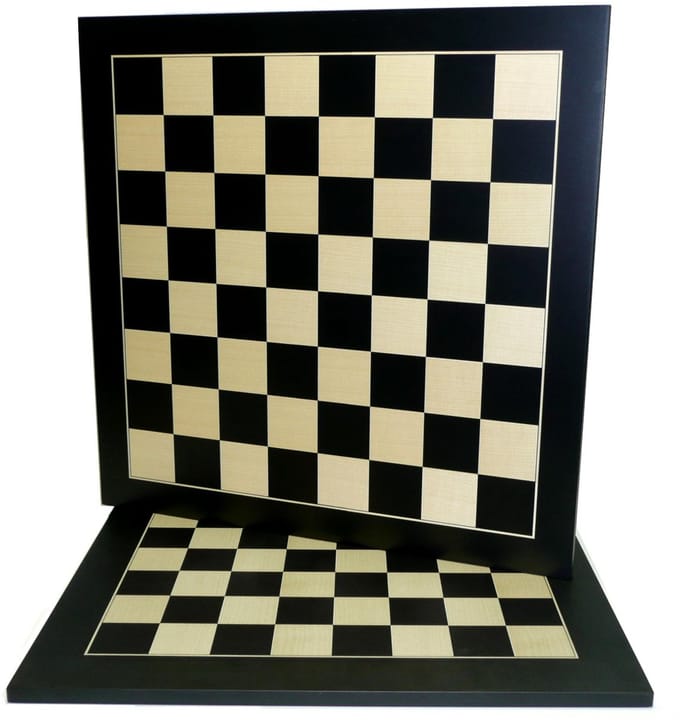 HOT Games Schaakbord Zwart/Ahorn Ingel. V.40 mm.38 cm..