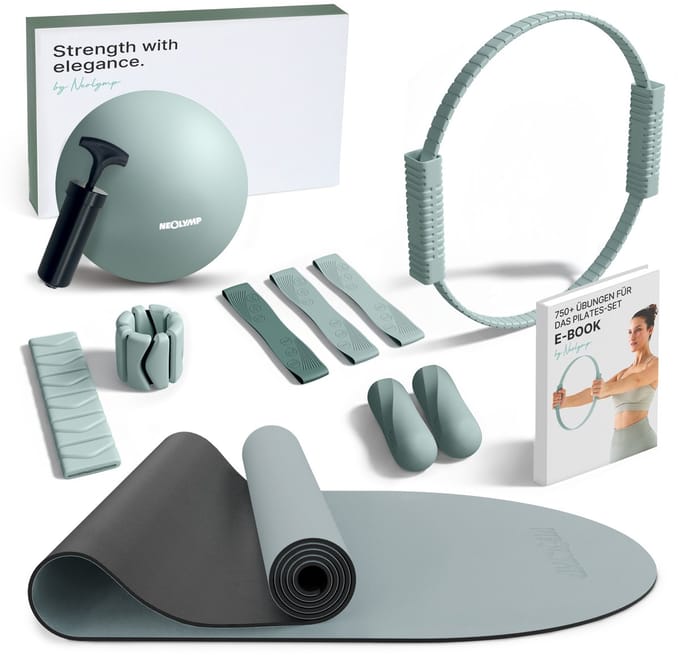 NEOLYMP Pilates Home Studio Set Plus – Complete Lichaamstraining voor Thuis