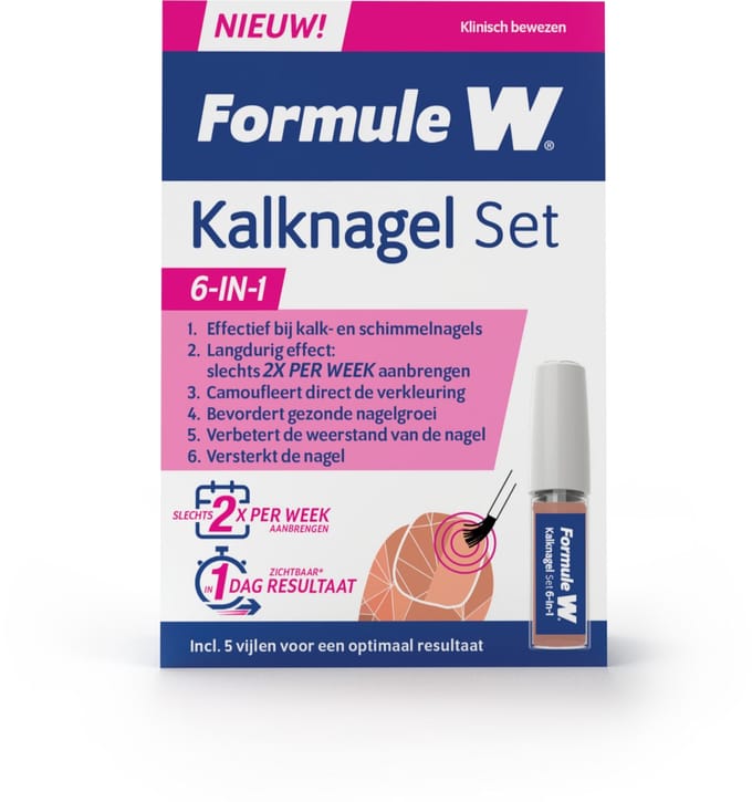 Formule W Kalknagel set 6-in-1