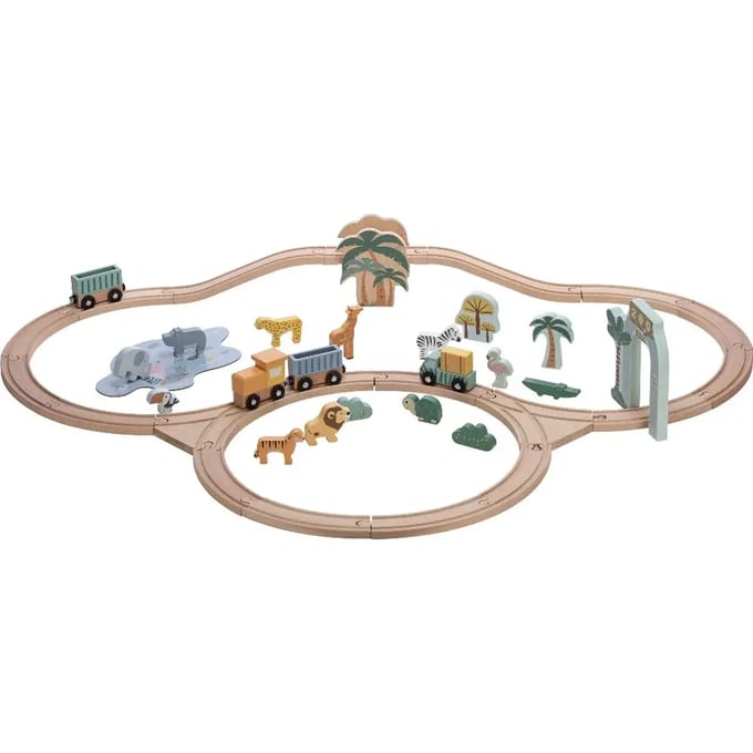 Houten trein simulatiespel FreeON Free 2 Play