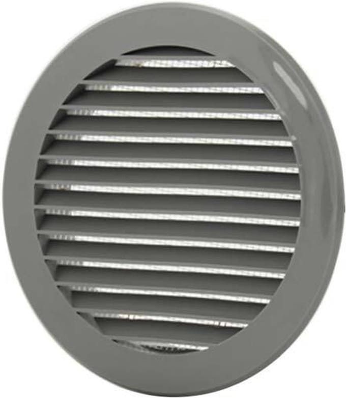 Schoepenrooster diameter: 125mm grijs - VR125P