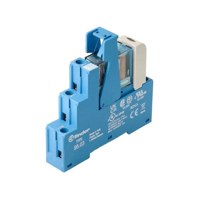 Finder 48.31 Interface Relaismodule 12V DC 10A Enkele Contact - 48.31.7.012.0050 - E3VMR