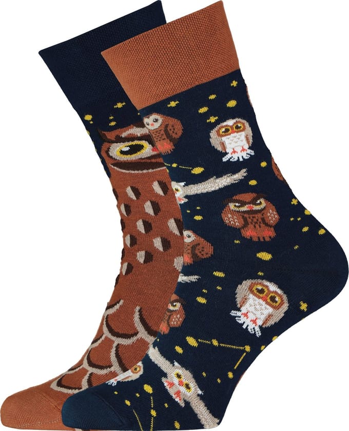 Many Mornings unisex sokken Owly Moly - Unisex - Maat: 35 - 38