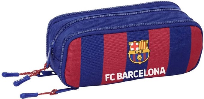 Safta F.c Barcelona Drop-down Triple Etui Blauw Man
