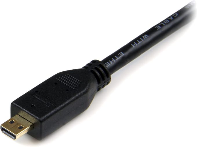 StarTech 1m High Speed HDMI Kabel met Ethernet - HDMI naar HDMI Micro - M/M