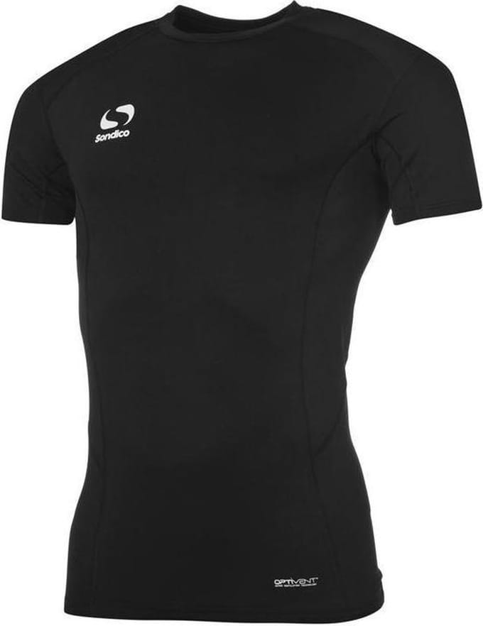 Sondico ondershirt korte mouw - Heren - Black - S