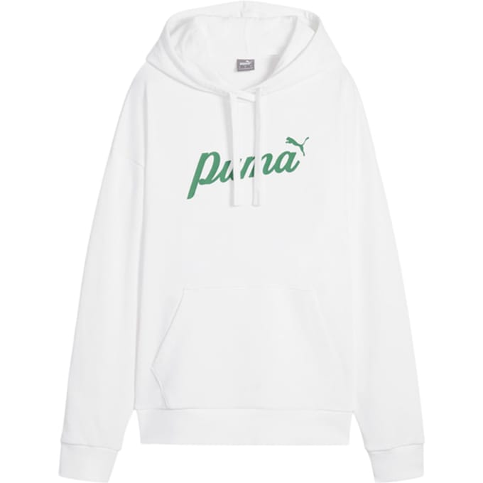 Puma Essentials Script Hoody Vrouwen Wit K02