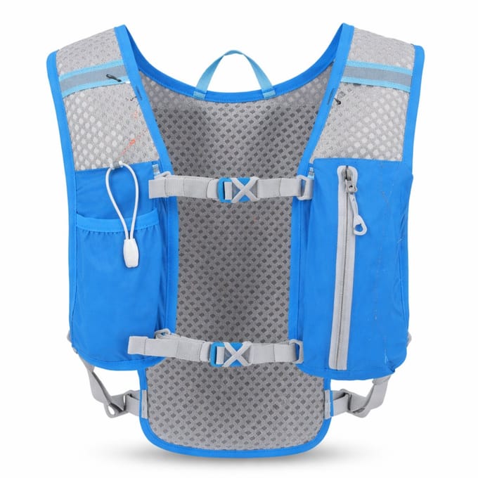 U Fit One Hardloopvest met Drinkhouder & Telefoonhouder – Running Vest - Hardloop Loopvest – Trailrugzak - Blauw