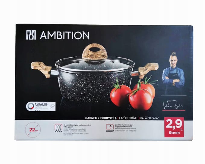 Ambition Steen Pan 2.9L - Geschikt voor Inductie