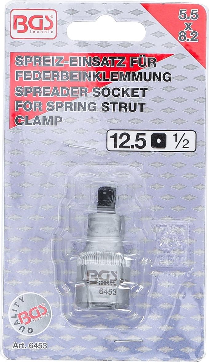 BGS Dopsleutel voor veerpoot spreider 1/2 5,5 x 8,2 mm