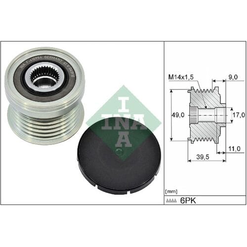 Schaeffler Ina Generator vrijloop INA 535 0361 10