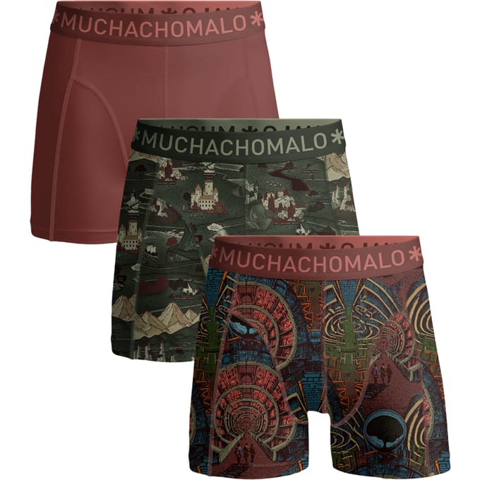 Muchachomalo Jongens Boxershorts - 3 Pack - Boys Onderbroeken
