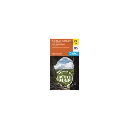 The Peak District, White Peak Area, Buxton, Bakewell, Matlock & Dove Dale - Ordnance Survey