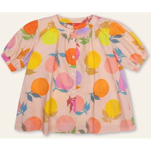 Oilily Beso Blouse- maat98/3T Shifting Sand