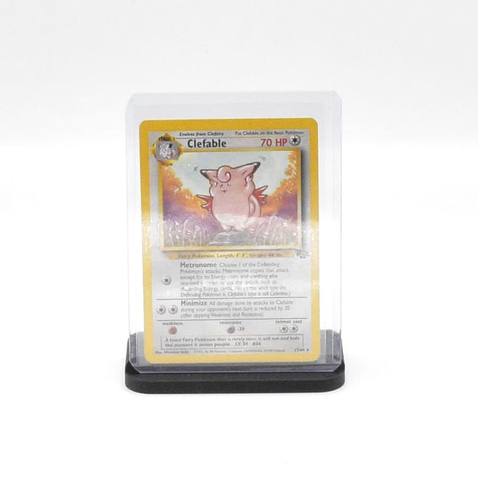 Universele Kaartenstandaard – Geschikt voor Slabs, Toploaders & TCG Singles | 3D Geprint Display - Kleur Wit