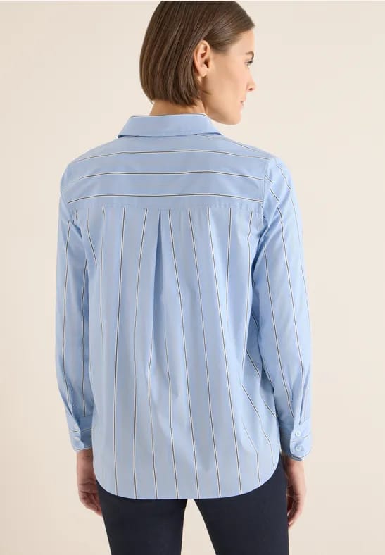 Gestreept overhemd blouse