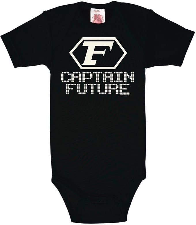 Dailygoods - Captain Future Rompertje - Korte Mouw - Zwart