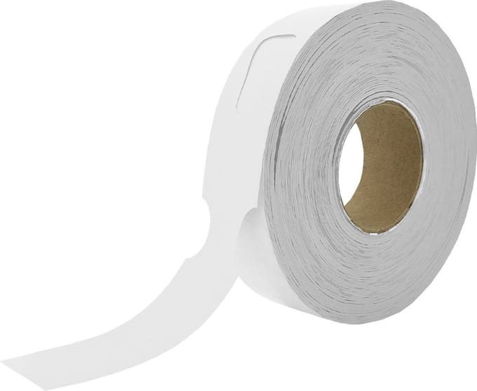 CombiCraft Sleufetiketten in wit met metaaldetectie - 500 Stuks, 48x279mm