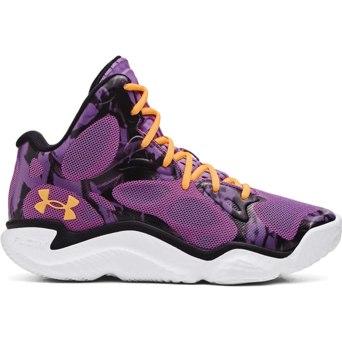 Curry Spawn basketbalschoen voor heren Flotro Vodoo Provence paars