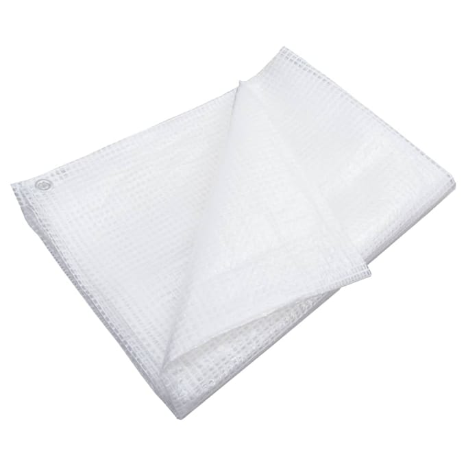 vidaXL - Dekzeil - leno - 140 - g/m² - 3x3 - m - wit