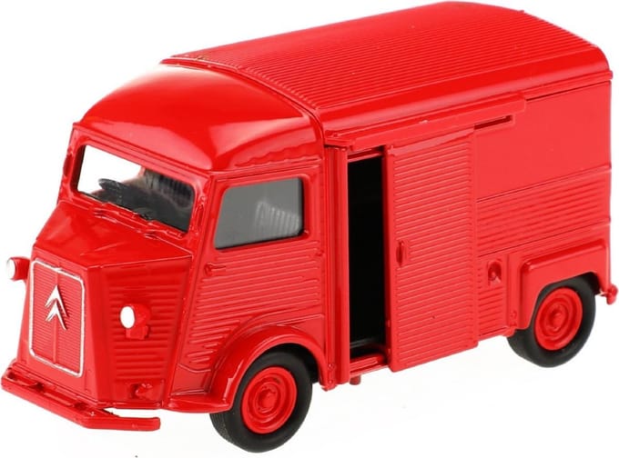 Welly Citroën Type H 4 Bus 10,5cm Rood