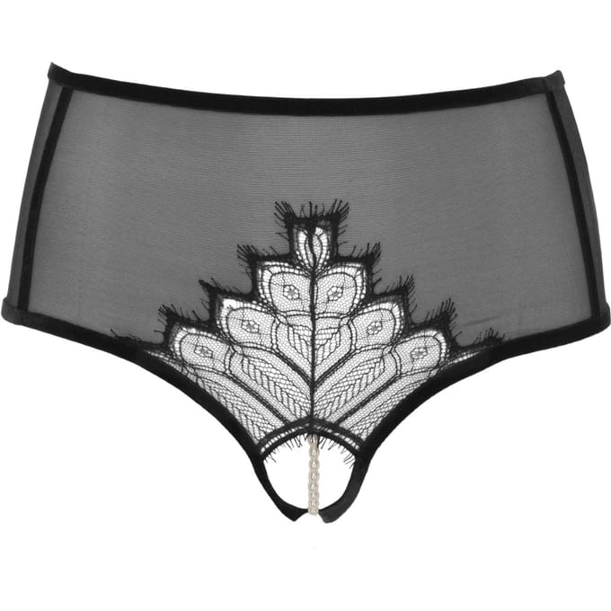 Bracli | Kyoto Hoog Getailleerde Parel String | Erotische Lingerie Maat Plus