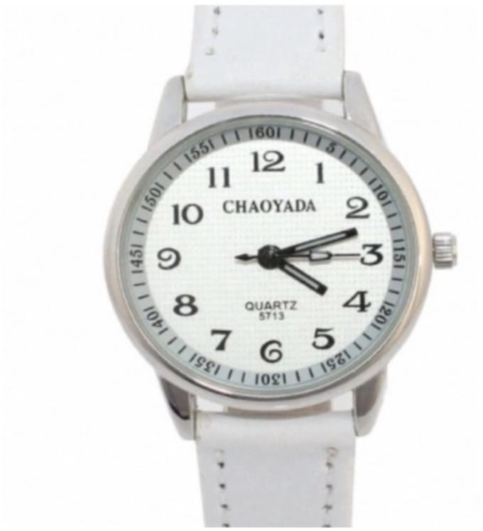 Horloge Chaoyonada wit 3 cm - Charme Bijoux