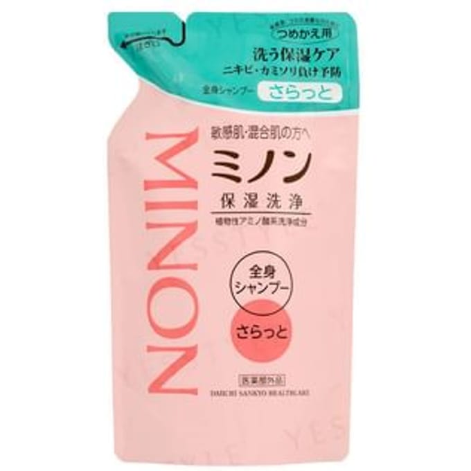 Minon - Whole Body Shampoo Smooth Type Refill 380ml