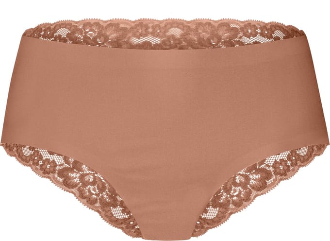 Ten Cate Secrets hipster met kant hazelnut voor Dames | Maat M