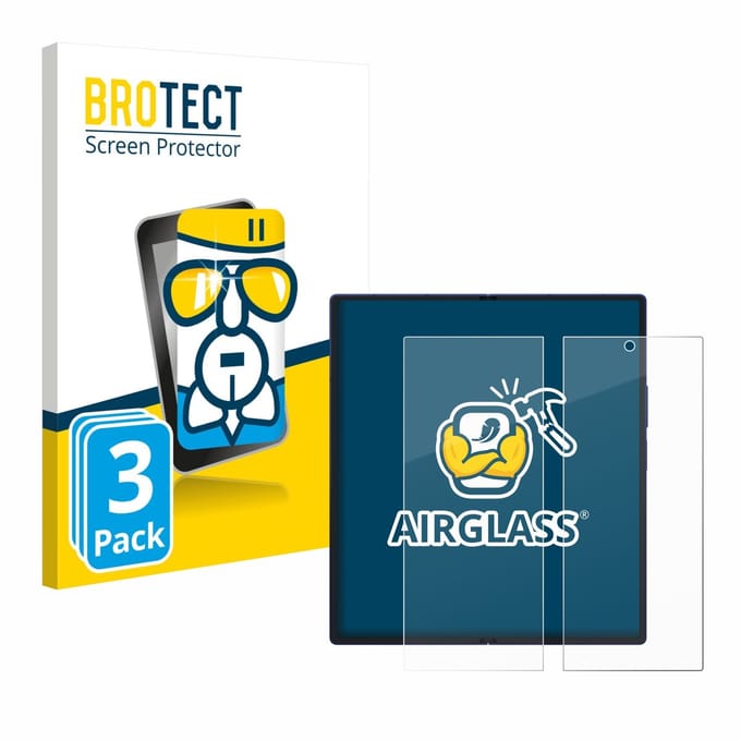 Screenprotector 3 Stuks voor Samsung Galaxy Z Fold 7 (Inner display) Beschermglas transparant