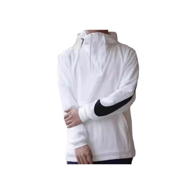 Nike Swoosh Groot Logo Pullover Hoodie Heren Tops Wit AA5010-100 XXL white
