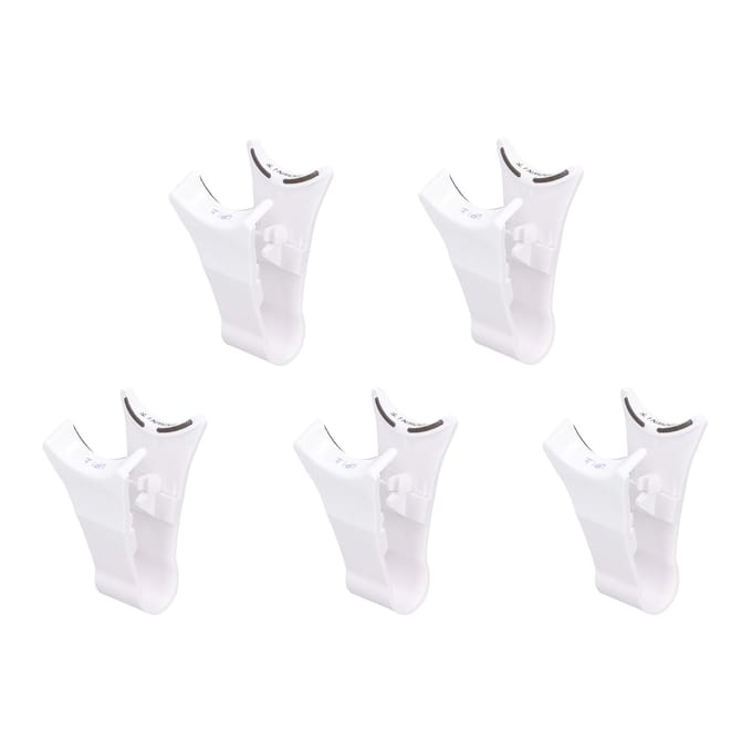 5 stuks Magnetische Wimper Applicator Clip Groothoek Boog Gemakkelijk Dragen Wimpers Helper Tool white