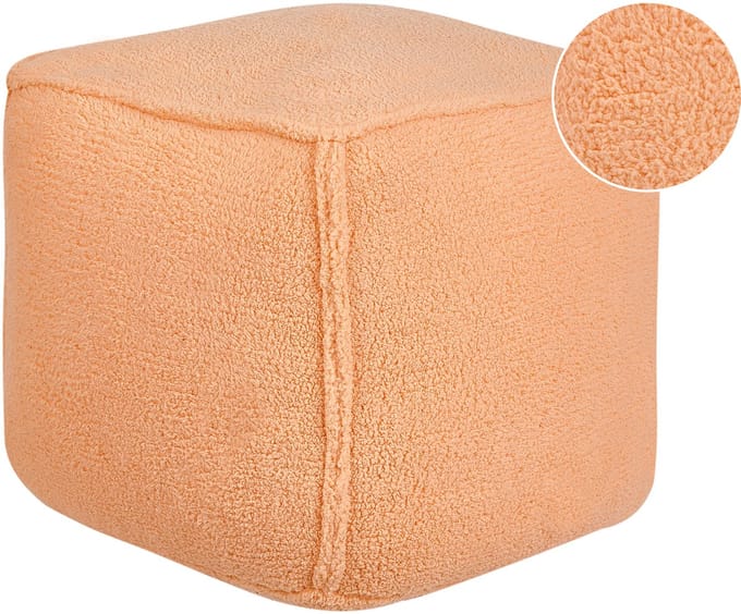 ALIPUR - Poef - Oranje - Polyester