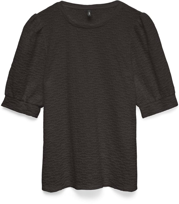 VERO MODA - VMFLOWER SS PUFF O-NECK TOP JRS EXP - Dames - Blouses