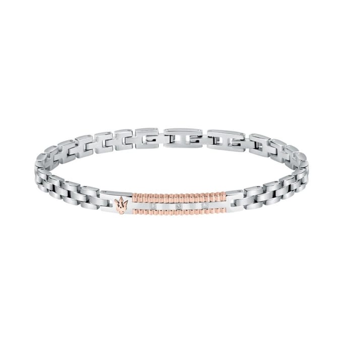 Maserati - JM423ATY18 - Armband - Heren - 18cm - DIAMONDS