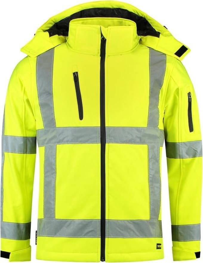Tricorp Soft shell jack RWS - Workwear - 403003 - Fluor Geel - maat 7XL