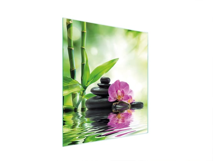 TMK ArtDeko - Snijplank - 45x52 cm - Orchidee - Glazen Panel