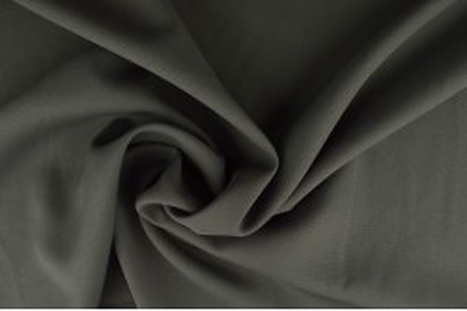 15 meter texture stof - Donkergrijs - 100% polyester