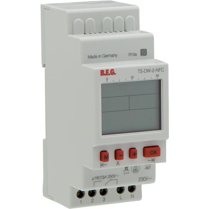 BEG NFC Schakelklok 1 kanaal TS-DW-2-NFC - 93152