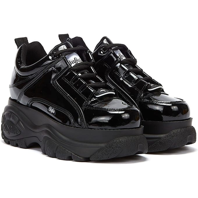 Buffalo London 2.0 Patent Vrouw Zwarte Trainers