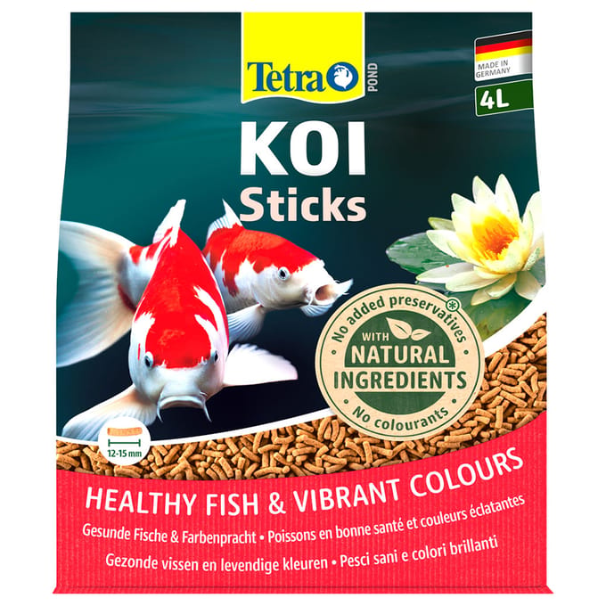 Tetra Pond Koi Sticks Vissenvoer - Tuinvijvervissen - 4 ltr