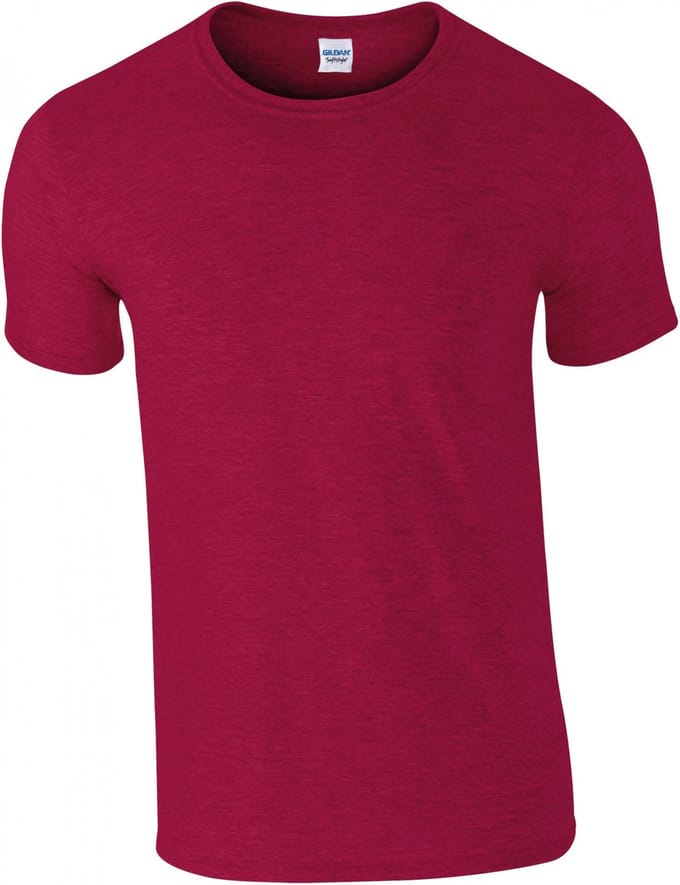 Gildan - Softstyle® Adult T- Shirt - Antique Cherry Red (Heather) - M