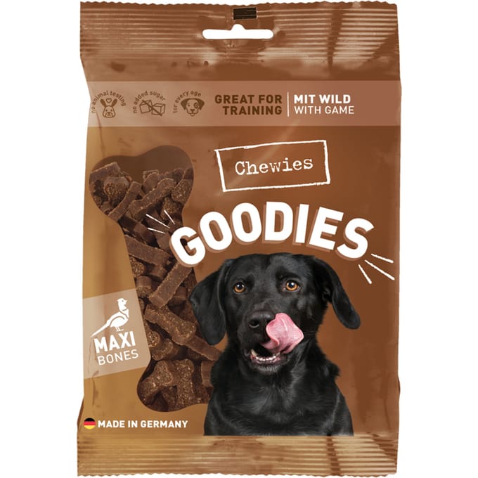 4x200g Botjes Kauwsnacks Wild-smaak Chewies Hondensnacks